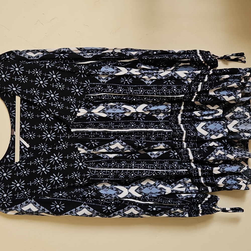 Free People Viole Bay V-Neck Long Sleeve Tunic